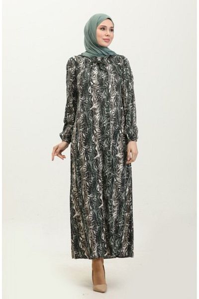 Gelince Φόρεμα βισκόζης με σχέδιο Azalea Plus Size 44851F