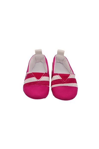 First Step Fuchsia White Booties