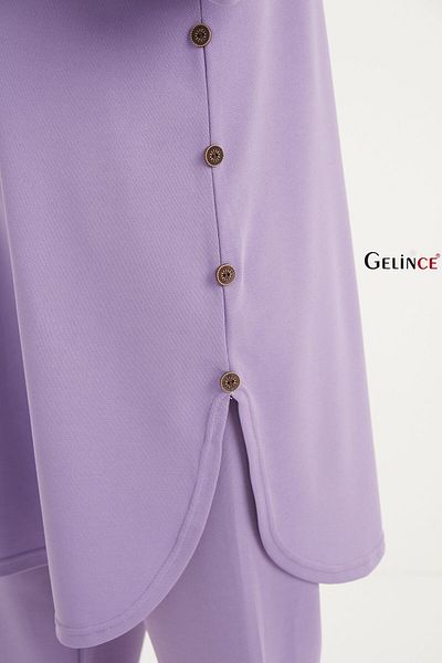 Gelince Costum cu nasturi Plus Size