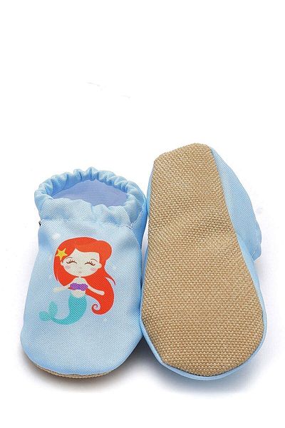 First Step Mermaid Non-Slip Sole Baby Summer Booties Blue, Home Boots Slippers Nursery Shoes Slippers F-824