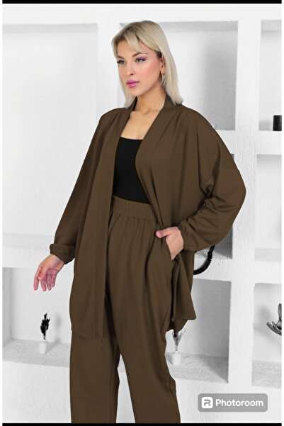 MAY MARA Plus Size Crepe Set - With Jacket and Pants