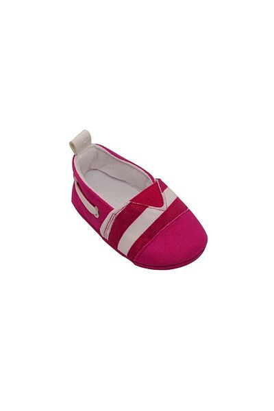 First Step Fuchsia White Booties