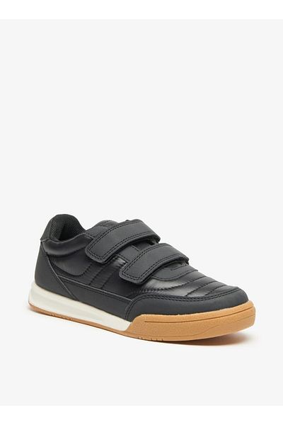 Mister Duchini Panelled Sneakers with Hook and Loop Closure