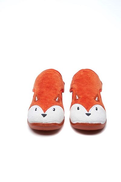 First Step Fox Velcro Slippers
