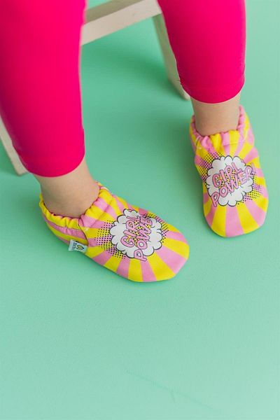 First Step Girl Power Non-Slip Sole Baby Summer Booties Pink, Home Boots Slippers Nursery Shoes Slippers F-824