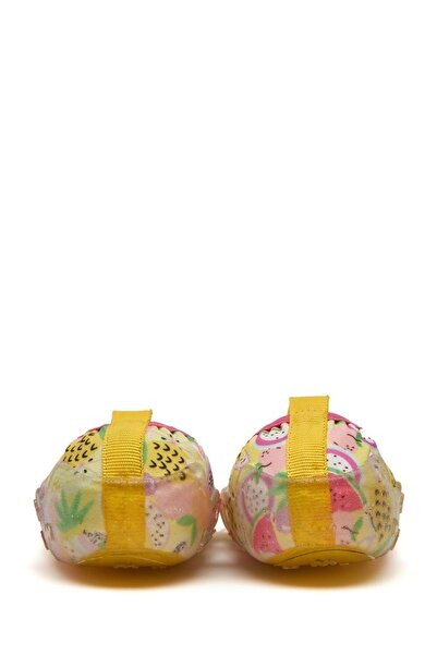 First Step Meyve Baskılı Kız Çocuk Kaydırmaz Tabanlı Deniz Ayakkabısı