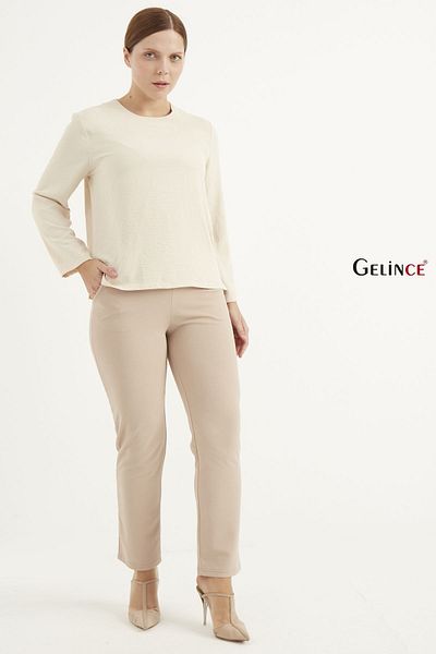 Gelince Plus Size Trousers - Relaxed Fit