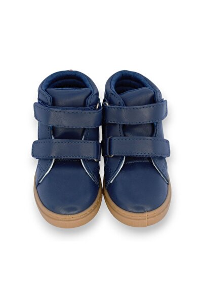 First Step Dinozor Lacivert Cırt Cırtlı Erkek Çocuk Günlük Sneaker Spor Ayakkabı-S-1004