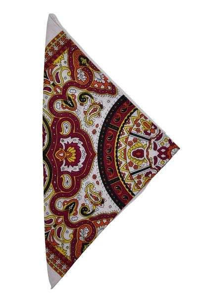 YELPAZE DÜNYASI Ethnic Patterned Square Bandana
