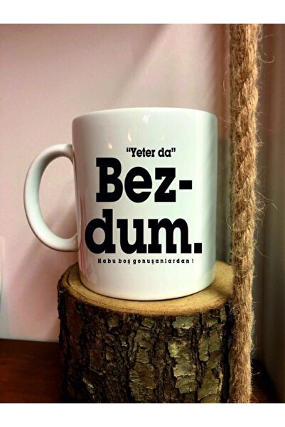 Sufficient Bezdum Habu Gonismasardan Mug White Black Sea