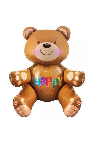 Hayaller Dükkanı 77x70 cm Bear Foil Balloon - Σχέδιο καθιστή