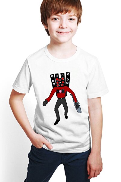 hilon Tricou Copii Unisex Imprimat Toaleta Skibidi H08