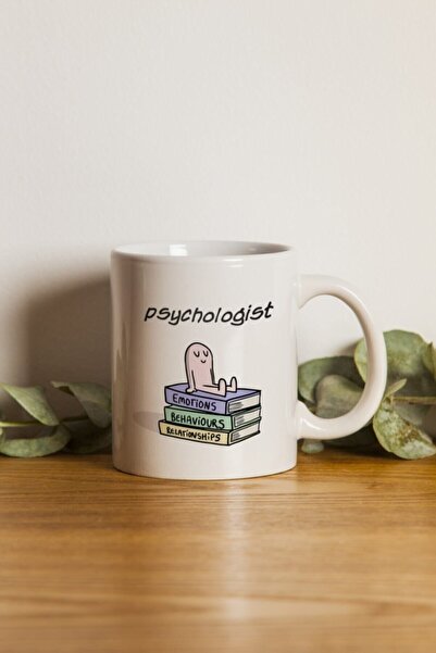 Genel Markalar Özel - Psychologist Tasarımlı Motto Kupa Bardak- Makinede Yıka...