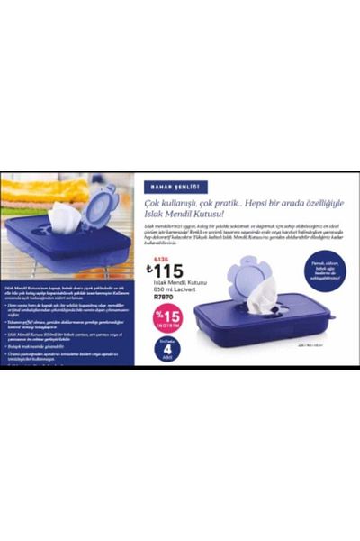Tupperware Thin Wipes Box