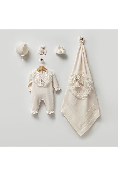 Nipperland Lace 100% Natural Cotton Knitwear Set of 5 Hospital Released