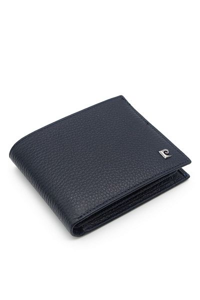 Pierre Cardin Men's Leather Wallet Navy Blue Floater - 2361a38