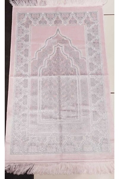 OSMANLI Simli Kadifeteks Çeyizlik Bohçalık Seccade Pembe