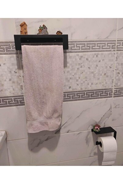 TASAGRAM Wc Havluluk Ve Peçetelik 2 li Takım  Metal