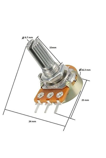 Genel Markalar 10 Adet 500K Potansiyometre