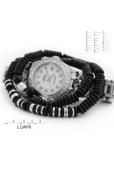 morsecodesign Kişiselleştirilmiş Mesajıyla Mors Alfabesi Kolye