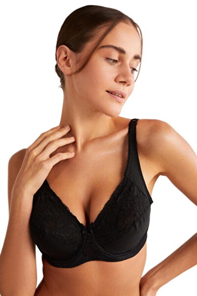 Kom Rosenna Black Bra - Comfortable and Recovery Strap