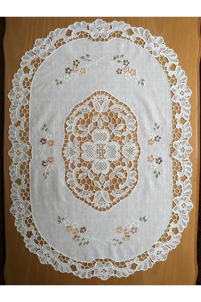 ANTİSAL Meiwa Pvc 45-32 Cm Oval Runner Sehpa Üstü Servis