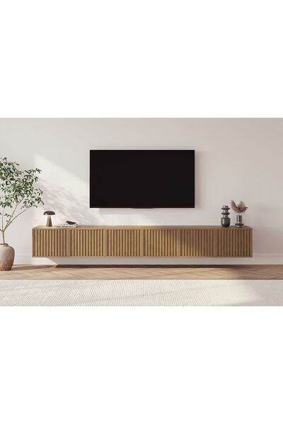 DUHO Tv Ünitesi - Meşe - 290 Cm