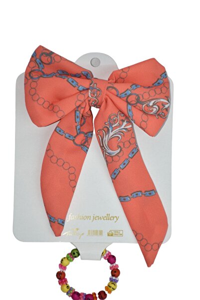 YELPAZE DÜNYASI Set kopči za mašne sa šarenom mehanizom i narukvicom kao poklon