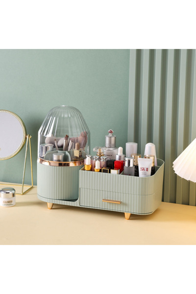 DEKOHOP Makyaj Organizer  Kozmetik Aksesuar Fırça ve Takı Düzenleyici Çok Ama...