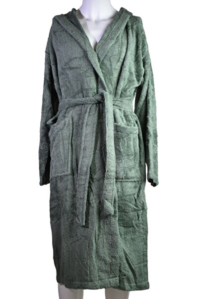 artıbir bodrum Plus Size Hooded Bathrobe