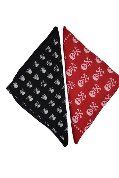 YELPAZE DÜNYASI Σετ κρανίου Bandana 2 τεμαχίων