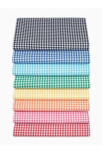 GOLDRİSE Red Piti Checkered Cotton Tablecloth - Picnic and Nostalgic