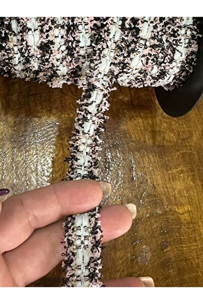 Gönülden Tasarım EN 1 CM TRİKO PÜSKÜLLÜ RENKLİ ŞERİT DİKİŞ AKSESUAR (1 METRE)...