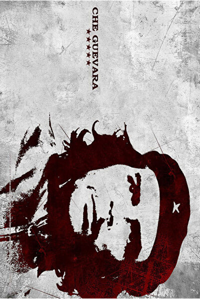 hediyeniburadabul Drveni poster koji je dizajnirao Če Gevara