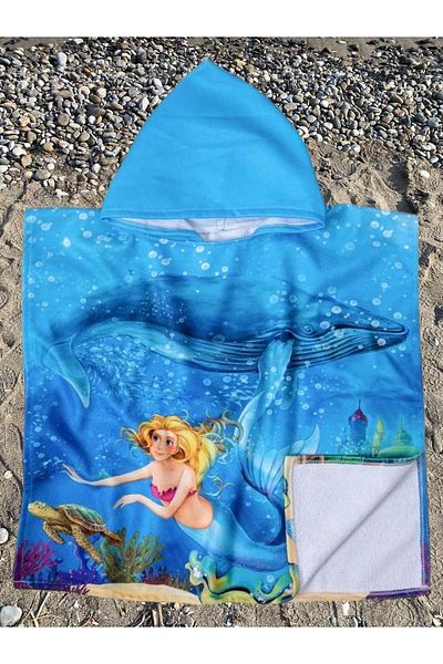 Dotamess Sea and Beach Towel for Children - Poncho