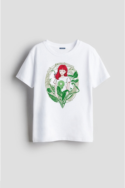 Darkia تي شيرت مطبوع عليه Nature Girl من Nature Girl للجنسين - تصميم مخصص لرس...