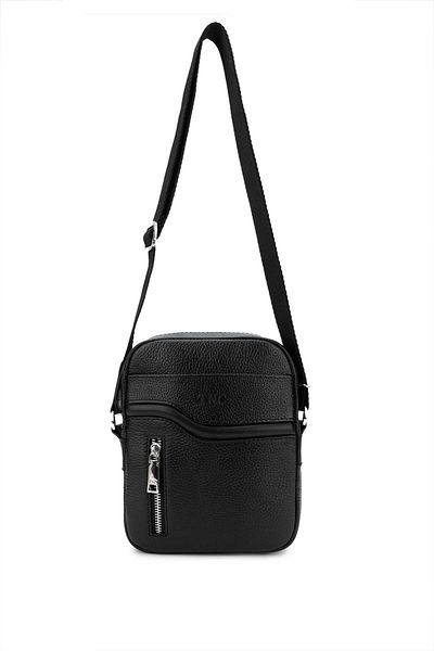 Tamer Tanca Genuine Leather Black Men's Floter Messenger Bag