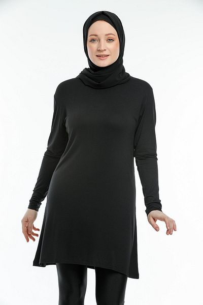 YCG GİYİM Women's Black Tunic
