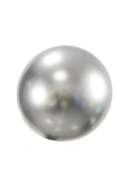 Ata Parti Dünyası 45 cm Chrome Silver Colored Jumbo Balloon Party Set - Birthday Balloon