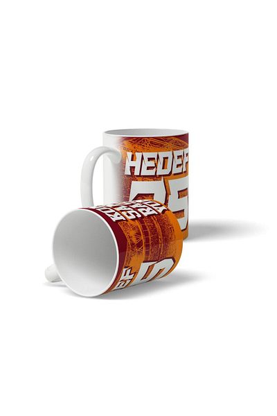 OFFSIDE 25 Designed Yellow Red Target - CONCENTRATION Printed Mug