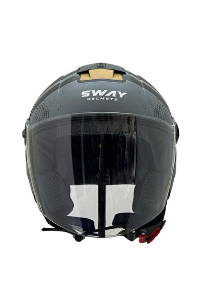 Sway 715 GEMINI SİYAH-GRİ KASK