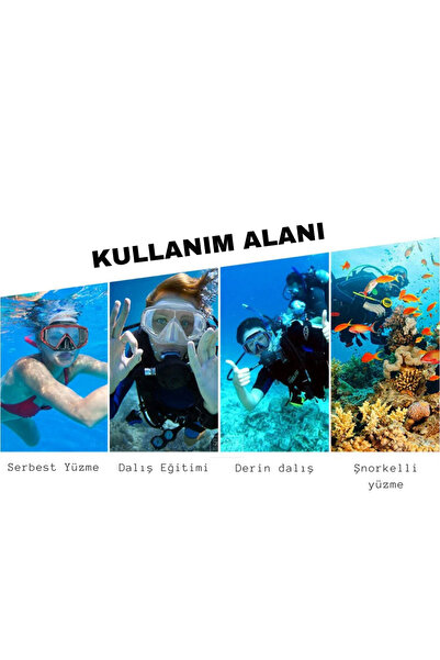 SZ MASTER -Profesyonel Yüzme Palet Gözlük Dalış Seti 38-47 Ayaklar İçin Kaliteli Yüzme Seti