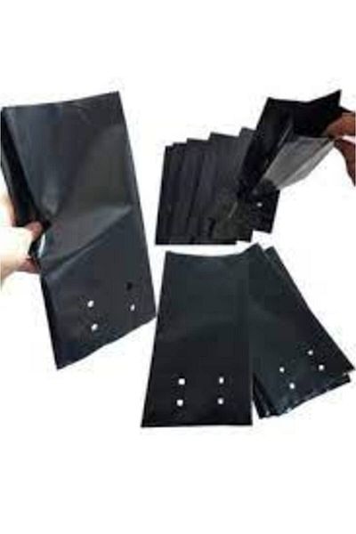 MERT AMBALAJ 20*30 Seedling bag Seedling bag with bellows and holes 500 pieces