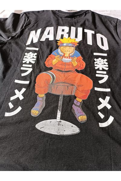 Köstebek Μπλουζάκι Unisex με μοτίβο Naruto Anime με εκτύπωση διπλής όψης