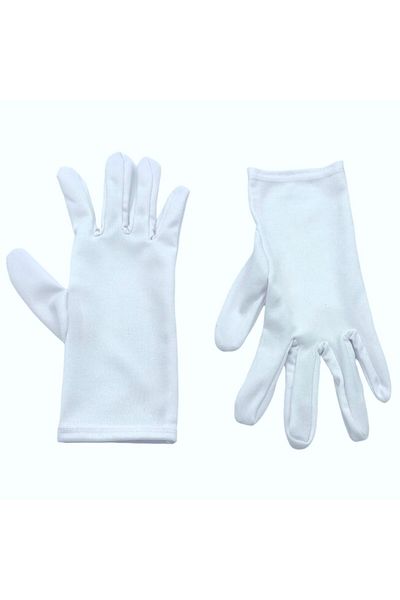 AXE SPORTSWEAR White Color Comfortable Fit Band Waiter Ceremony Pantomime Show Ceremony Gloves