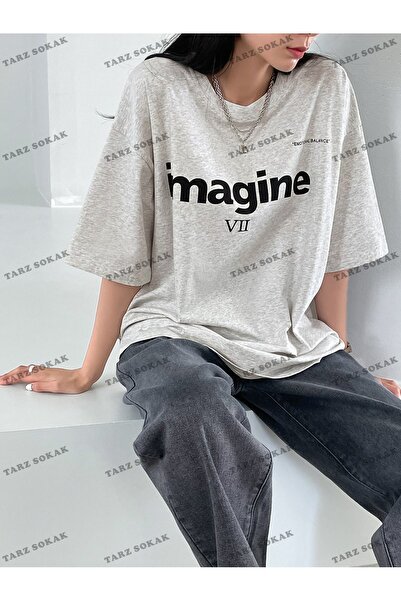 Adrift Μπλουζάκι Unisex Oversize - Imagine Printed