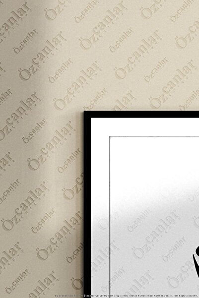 ÖZCANLAR ÇERÇEVE Coffee Temalı Çerçevesiz Çerçeve Görünümlü 1 Parça Mdf Duvar Tablo Tekli Mdf Tablo Set