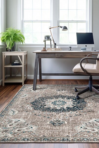 Angorahome Spring Koleksiyonu Dokuma Makine Halısı Sp1004 (160X160 YUVARLAKTIR)