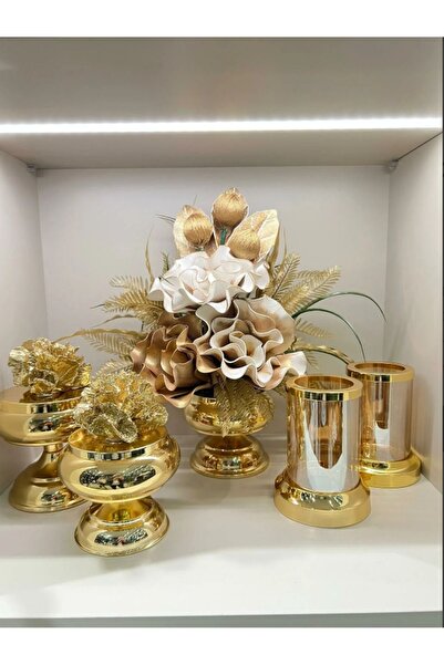 TASARIMHMODA Yapay Çiçekli 5 Parça Set No:2