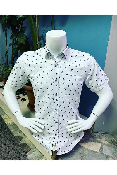 CLASSO Printed Short Sleeve Shirt